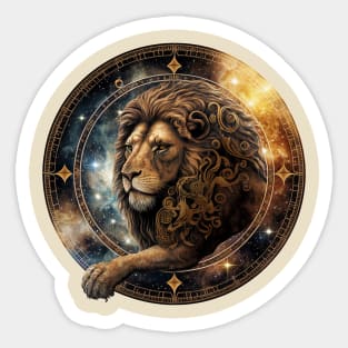 Leo Zodiac Sign Sticker